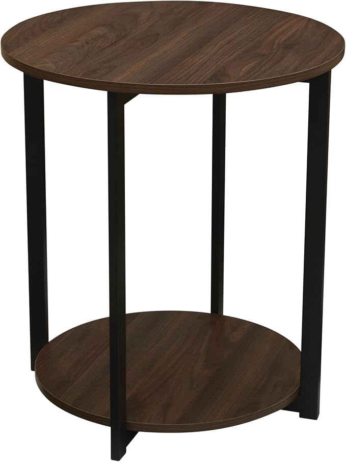 Household Essentials Jamestown Round Side End Table by HouseholdEssentials