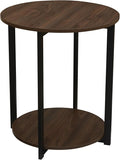 Household Essentials Jamestown Round Side End Table by HouseholdEssentials