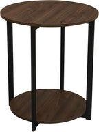 Household Essentials Jamestown Round Side End Table by HouseholdEssentials