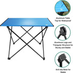 VILLEY Portable Camping Side Table, Ultralight Aluminum Folding Beach Table - Image 5
