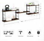 MXCSE Wall Shelves, Wall Mounted Bookshelves, DIY Floating Shelves - Image 3