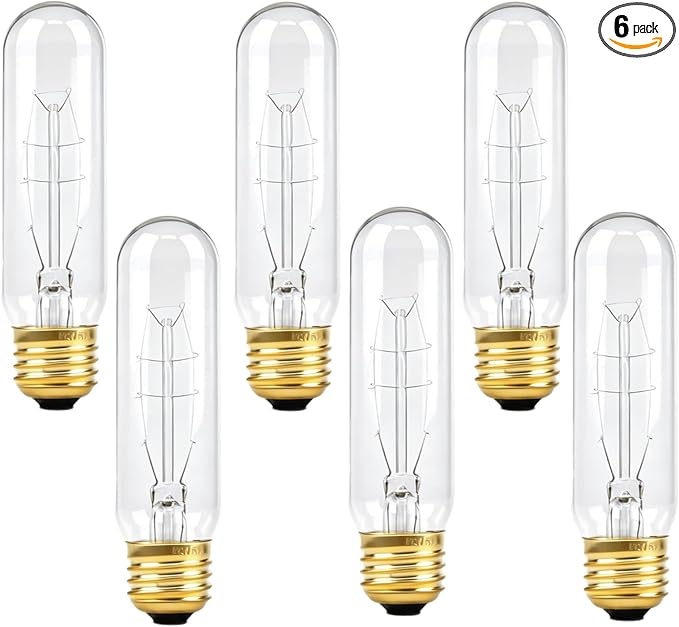 T10 Tubular Light Bulbs 25 Watt Incandescent Light Bulb, T10 Bulb, 120V 25W by Unknown