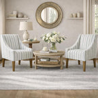 Homepop Home Decor Upholstered Classic Swoop Arm Accent Chair Accent Chairs - Image 2