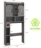 Farmhouse Over The Toilet Storage Cabinet - Image 2