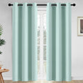 Yakamok Room Darkening Curtains 42x84 inch Length Aqua-Living Room | 2 panels by Yakamok