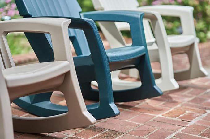 Semco Plastics Rockaway Heavy Duty All Weather Outdoor Rocking Chair - Image 6
