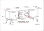 SIMPLIHOME Draper TV Stand - Image 14