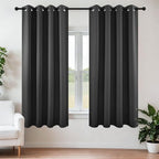 Joydeco Blackout Curtains 54 Inch Length 2 Panels Set, Thermal Insulated Long by JOYDECO