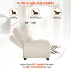 FDW Recliner Chair Massage Chair Reading Chair Reclining Sofa Home Theater - Image 5