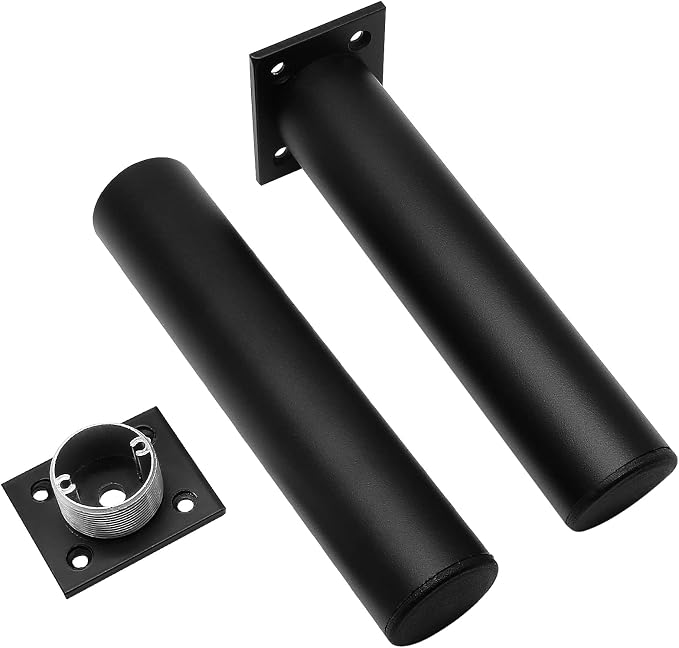 Set of 4 Furniture Legs 7 Inch, Adjustable Aluminum Alloy Cabinet Legs - Image 2