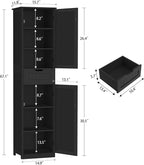 TEENFON 67" H Tall Storage Cabinet - Image 3