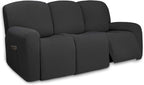 PureFit Super Stretch 3 Seats Recliner Sofa Couch Cover by PureFit