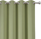Blackout Curtains 52 x 108 inch/Sage Green Curtains Set of 2 Panels/Thermal - Image 6