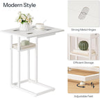 HOOBRO Foldable End Table, C Shaped Side Table - Image 7