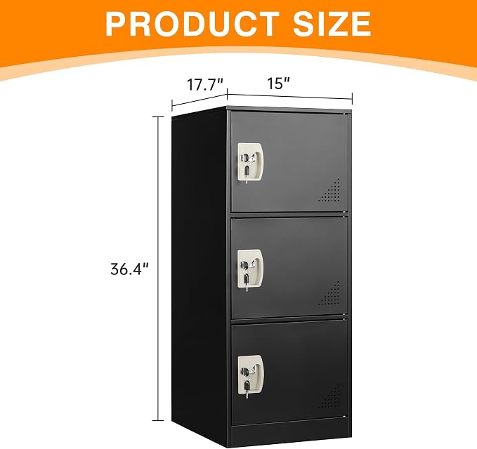 Metal Locker Storage Locker, Assemble Required - Image 3