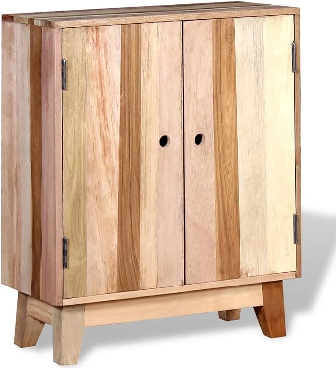 Sideboard Cabinet with 2 Doors, Reclaimed Wood Storage Console Table - Image 3