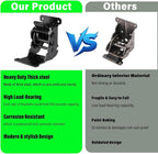 4 Pack Folding Brackets 0°-90°-180°, Heavy-Duty Self-Lock Hinge - Image 5