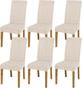 BIETYONE Stretch Dining Chair Covers Set of 6, Soft Removable Washable Kitchen by BIETYONE
