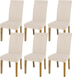 BIETYONE Stretch Dining Chair Covers Set of 6, Soft Removable Washable Kitchen by BIETYONE