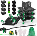 NEST EASY Heavy Duty Furniture Dolly 360° Rotating 5 Wheels, Alloy Steel - Image 9