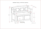 SIMPLIHOME Amherst Entryway Storage Bench - Image 3