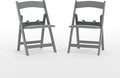 Flash Furniture Hercules Set of 2 Kids Gray Resin Folding Chairs by FlashFurniture