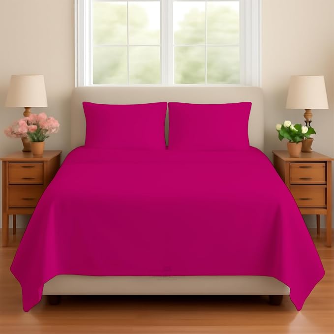 Sleeper Sofa Bed Sheet, 100% Cotton 400 Thread Count, 4 Piece Set, Deep Pocket by BeyondWhatYouSee