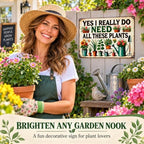 Bestylez Garden Gifts I Really Need All These Plants Vintage Gardening Signs for Home Garden Greenhouse Living Room Bedroom Yard Outdoor Decor 8X12 Inch (3362) - Image 5