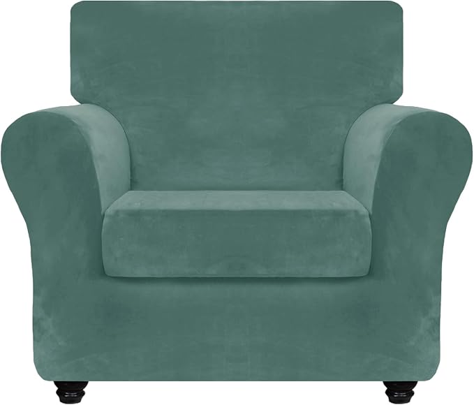 ZNSAYOTX Luxury Velvet Chair Slipcovers by ZNSAYOTX