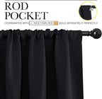 NICETOWN Halloween Black Blackout Curtain Blinds - Image 3