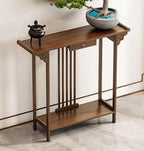 Natural Bamboo Console Table by Unknown