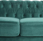 AVZEAR 3 seat Sofa, Velvet Sofa Living Room Sofa Large Sofa Modern Chesterfield - Image 8