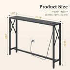 Gewudraw 41.7" Console Table - Image 3