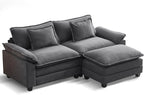 Oprisen 86" Modular Sectional Sofa, Comfy Cloud Couch Sectional Sofa - Image 8