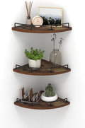 HORLIMER Floating Corner Shelf Wall Mount, Living Room by HORLIMER
