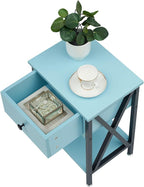 VECELO Nightstands Set of 2, Modern Bedside End Tables, Night Stands - Image 7