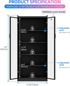 Dystler 65" Display Cabinet - Image 2
