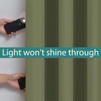 Yakamok 100% Blackout Curtains, Noise Reduction and Privacy Curtains - Image 3