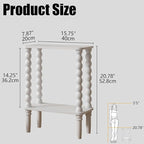 Veegle Narrow Side Table, Small End Table - Image 2