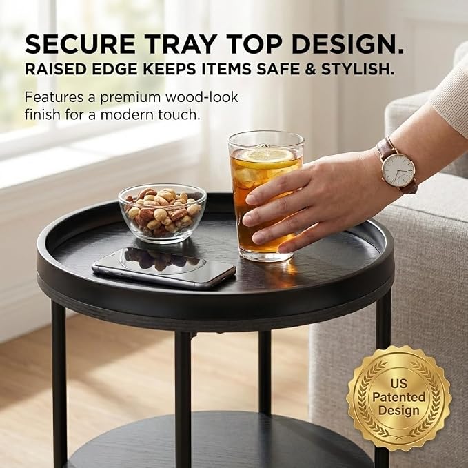 Dulcii Side Table, Round End Table - Image 5