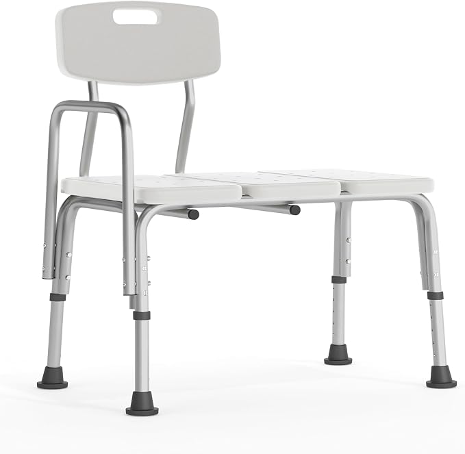 Flash Furniture HERCULES Series 300 Lb. Capacity Adjustable White Bath & Shower by FlashFurniture