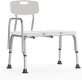 Flash Furniture HERCULES Series 300 Lb. Capacity Adjustable White Bath & Shower by FlashFurniture