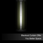 Blackout Curtains 52 x 45 inch/Olive Green Curtains Set of 2 Panels/Thermal - Image 3
