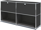 Metal Sideboard with 2 Flap Doors, DIY Modern Home Furnishing, Foyer by SIMPLINK