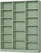 FACBOTALL Triple Wide Bookshelf, 6 Tier Large Bookshelf, Bookcase - Image 7