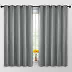 Yakamok Room Darkening Curtains 62x63 inch Length Dove Grey-Living Room | 2 by Yakamok