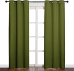NICETOWN Holiday Christmas Decor Thermal Insulated Solid Grommet Blackout - Image 2