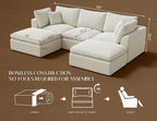 ohllob 110" Cloud Sectional Couches - Image 2