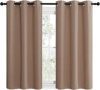 NICETOWN Small Window Kitchen Blackout Curtains, Thermal Insulated Solid - Image 2