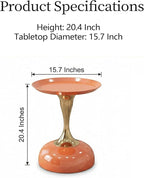 Stylish Hourglass Side Table - Image 2
